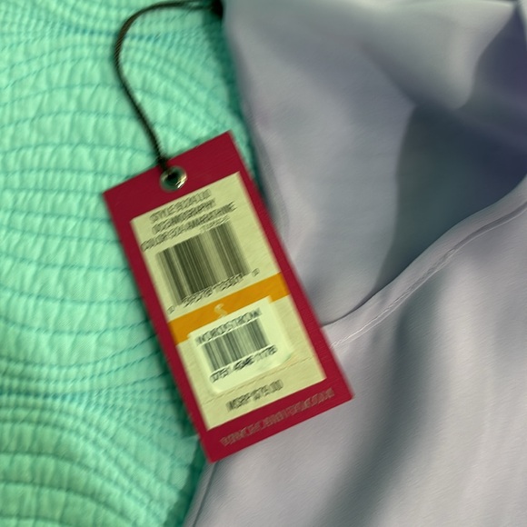 Vince camuto purple sheer panel top - Picture 9 of 13